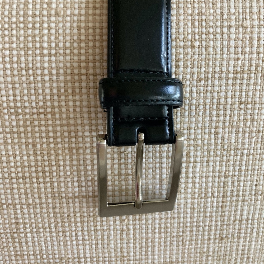 Men’s Black Dress Belt - Size XL 42-44"